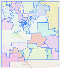 State Congressional districts for New Mexico